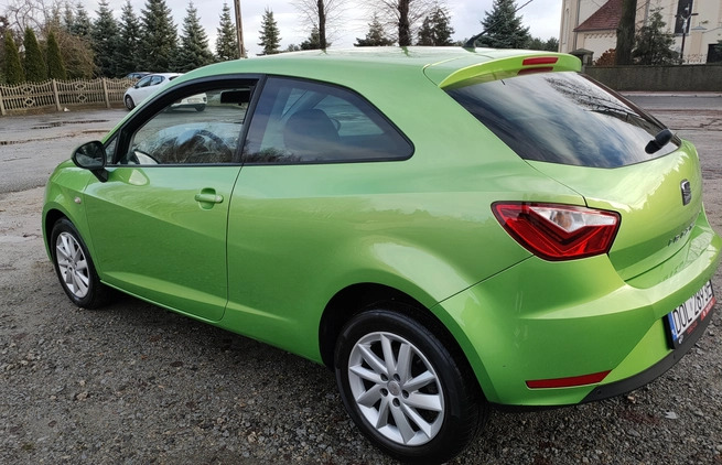 Seat Ibiza cena 18900 przebieg: 264000, rok produkcji 2013 z Szepietowo małe 254